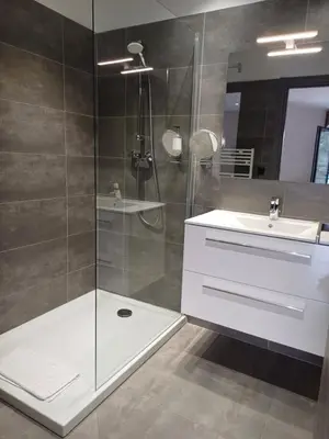 Salle de bains dans l'établissement Hôtel Casa Mea