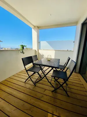 Balcon ou terrasse dans l'établissement T2 Loft entre mer et montagne