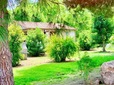 Jardin de l'établissement Campo Vecchio Sole et Piscine