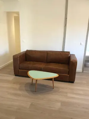 Coin salon dans l'établissement Appartement Place du Marché Bastia
