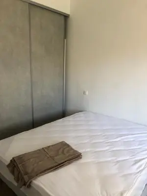 Un ou plusieurs lits dans un hébergement de l'établissement Appartement Place du Marché Bastia