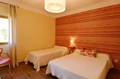 Un ou plusieurs lits dans un hébergement de l'établissement Auberge De La Foret Bonifatu