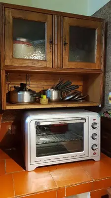 Cuisine ou kitchenette dans l'établissement Aroma Green Villa