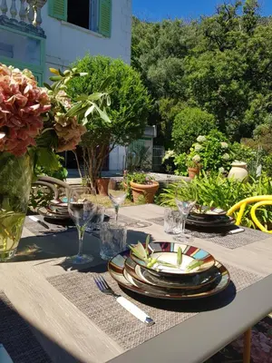 Jardin de l'établissement Aroma Green Villa
