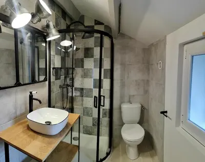 Salle de bains dans l'établissement Casetta
