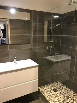 Salle de bains dans l'établissement A Casa di Furtunatu