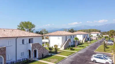 Vue générale sur la montagne ou vue sur la montagne depuis l'appartement