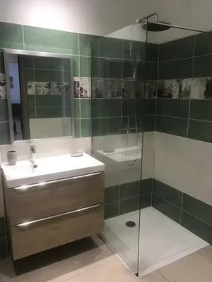 Salle de bains dans l'établissement A SUARA LINDA