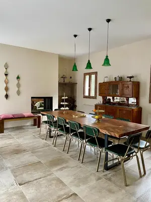 Coin salon dans l'établissement CASA VOLTEGIRA