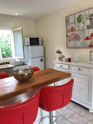 Cuisine ou kitchenette dans l'établissement Appartement PALAZZI 2