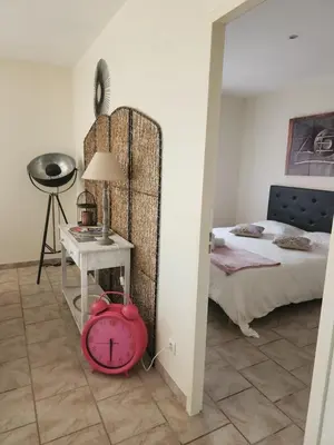 Un ou plusieurs lits dans un hébergement de l'établissement Appartement PALAZZI 2