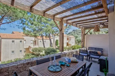 Balcon ou terrasse dans l'établissement Les Lauriers Roses