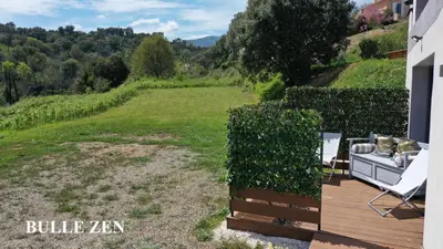 Paysage naturel près de la maison de vacances