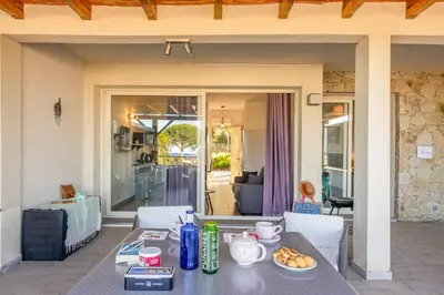 Coin salon dans l'établissement Casa Balanina