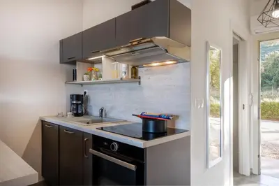 Cuisine ou kitchenette dans l'établissement Casa Balanina