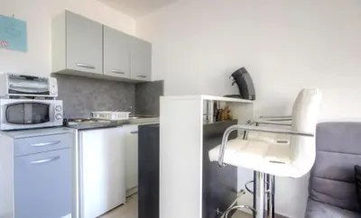 Cuisine ou kitchenette dans l'établissement Gite Casa di Emma