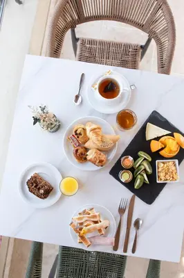 Nourriture dans l'hôtel ou à proximité