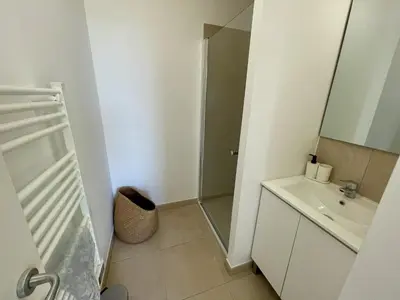 Salle de bains dans l'établissement Résidence Marina Di Bravone