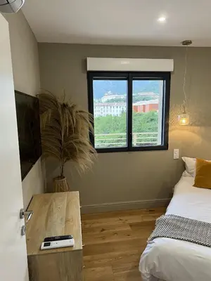 Un ou plusieurs lits dans un hébergement de l'établissement Appartements de Standing - Panate