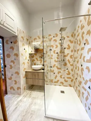 Salle de bains dans l'établissement U Castellu di A Sulana