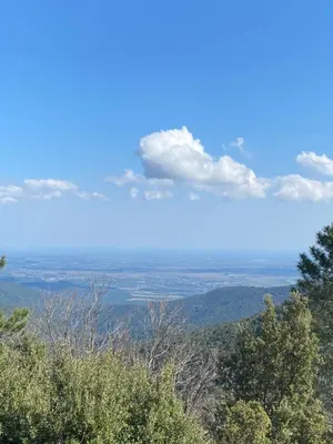 Paysage naturel près de la maison de vacances