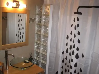 Salle de bains dans l'établissement Coin tranquille à 2km de Saint-Florent