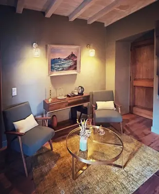 Coin salon dans l'établissement A Villa di Rutali