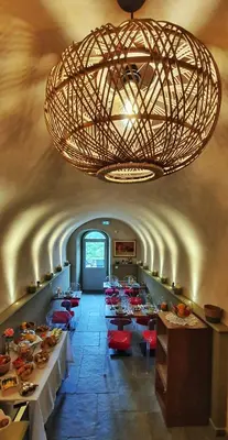 Restaurant ou autre lieu de restauration dans l'établissement A Villa di Rutali