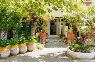 Jardin de l'établissement Oro Biancu