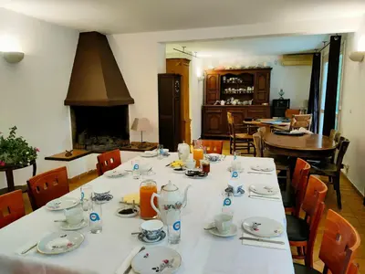 Coin salon dans l'établissement auberge de tesa
