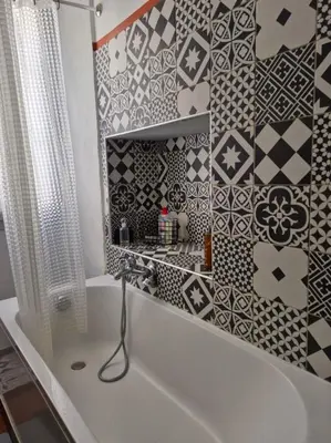 Salle de bains dans l'établissement Casa Delia
