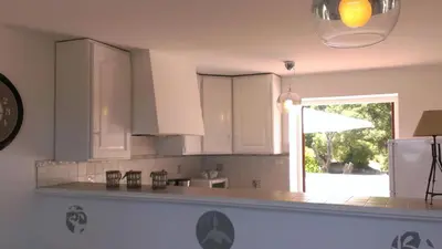 Cuisine ou kitchenette dans l'établissement LES TERRASSES D ACQUACITOSA
