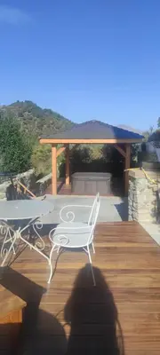 Vue générale sur la montagne ou vue sur la montagne depuis le B&B/chambre d'hôtes