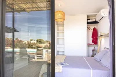 Coin salon dans l'établissement Villa Davia