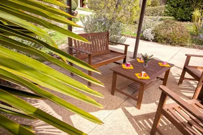 Jardin de l'établissement A Casa Aperta