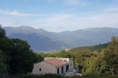 Paysage naturel près de la maison de vacances