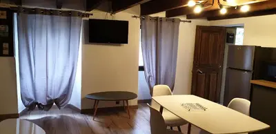 Télévision ou salle de divertissement dans l'établissement Appartement de charme vieille ville