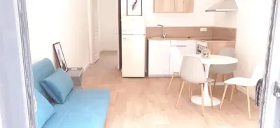 Cuisine ou kitchenette dans l'établissement Casa Prunelli
