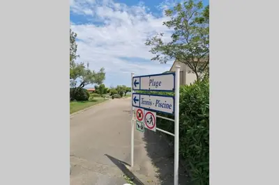 Plan de l'établissement Studio 4 personnes bord de mer avec piscine wifi
