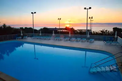 Plan de l'établissement Studio charmant à Cervione avec piscine partagée - 30 m²