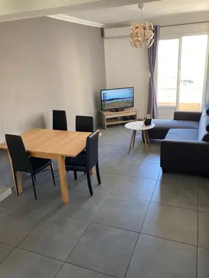 Télévision ou salle de divertissement dans l'établissement Appartement Bastia Centre