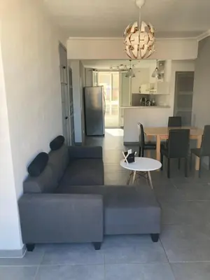 Coin salon dans l'établissement Appartement Bastia Centre