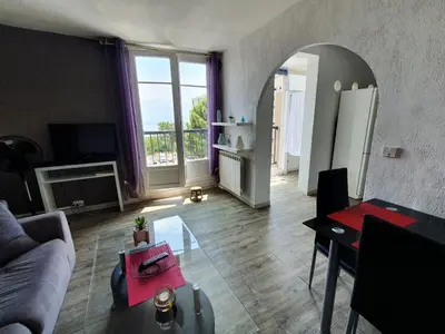 Plan de l'établissement Appartement VUE MER avec parking gratuit sur place