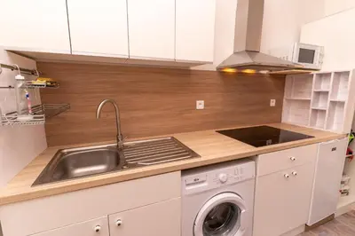 Cuisine ou kitchenette dans l'établissement Casa Cardiccia
