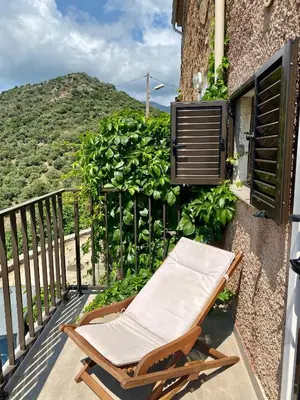 Vue générale sur la montagne ou vue sur la montagne depuis l'appartement