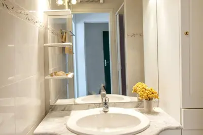 Salle de bains dans l'établissement Casa Les Agaves