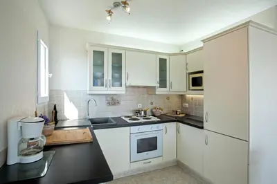 Cuisine ou kitchenette dans l'établissement Casa Les Agaves