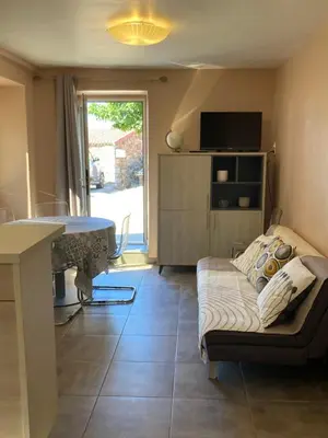 Un ou plusieurs lits dans un hébergement de l'établissement DUPLEX 4 PERSONNES Clim Wifi Parking