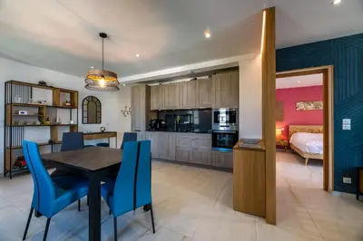 Cuisine ou kitchenette dans l'établissement Casa Nostra : bienvenue chez nous !