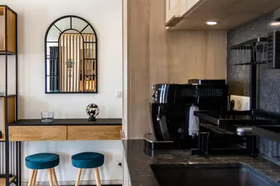 Cuisine ou kitchenette dans l'établissement Casa Nostra : bienvenue chez nous !